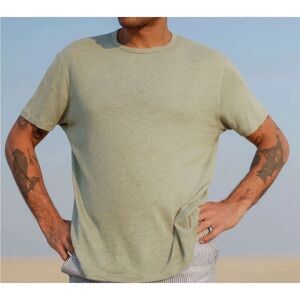 Alex Crane Sun Linen Tee Small